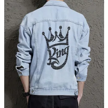 King Crown for Men – Gift for Royalty – Father's Day Gift - Light Blue - Main View