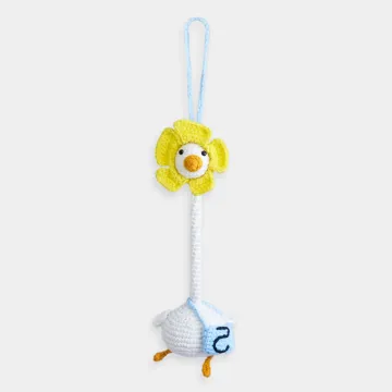 Cute Duck Keychain – Long-Neck Cartoon Animal Bag Charm, Funny Accessories for Women