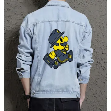 Marito Retro Denim Jacket for Men – Gift for Vintage Enthusiasts – Christmas Present - Light Blue - Main View