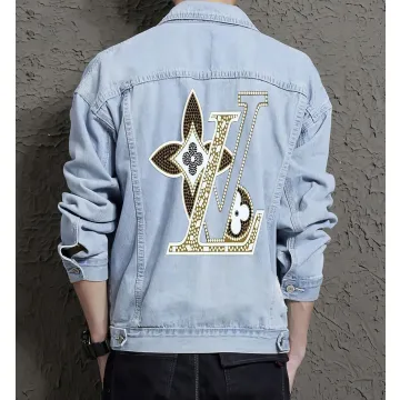 Men's Casual Denim Jacket for Boyfriend - Great Stylish Look Gift - City Outings for Holiday Season - Teenagers - Light Blue - Main View