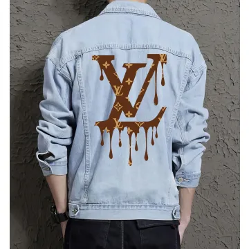 Men's Casual Denim Jacket for Son - Vintage Style with Music Events - Gift Idea for Celebration Millennials - Light Blue - Main View