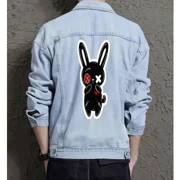 Men's Casual Denim Jacket - Gift for Fashion Lover on Simple Style - Shopping Days Style for Celebration - Style-conscious Men - Light Blue - Main View