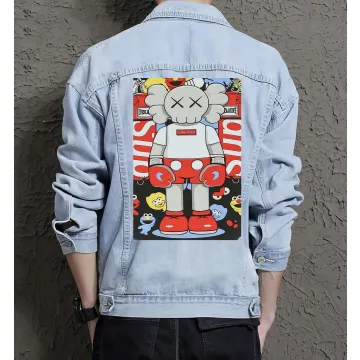 Men's Casual Denim Jacket - Gift for Fashion Lover - Simple Style for Everyday Wear - Valentine's Day for Young Men - Light Blue - Main View