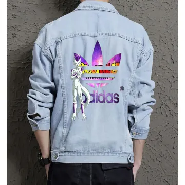 Men's Casual Denim Jacket - Gift Idea for Brother - Button Closure for Campus Style - Perfect for Graduation - Light Blue - Main View