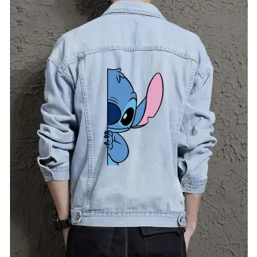 Men's Casual Denim Jacket - Gift Idea for Dad - Everyday Style for Campus Style - Perfect for Anniversary - Light Blue - Main View