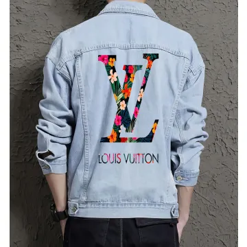 Men's Casual Denim Jacket - Ideal Gift for Him - Contemporary Style Style - Great for Street Style - Graduation Gift - Light Blue - Main View