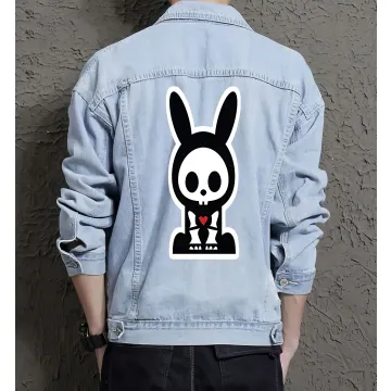 Men's Casual Denim Jacket - Perfect Present for Boyfriend - Urban Design - for Outdoor Activities - Anniversary Gift - Light Blue - Main View