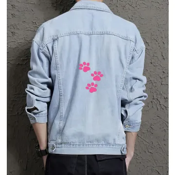 Men's Casual Denim Jacket - Perfect Present for Brother - Button Front - for Shopping Days - Back to School Gift - Light Blue - Main View