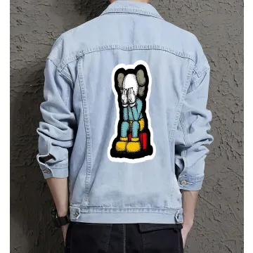Men's Casual Jean Coat - Gift for Nephew - Button Closure for Casual Fridays - Graduation for Teenagers - Light Blue - Main View