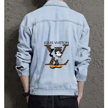 Men's Casual Jean Coat - Perfect Present for Fashion Lover - Regular Cut - for Campus Style - Valentine's Day Gift - Light Blue - Main View