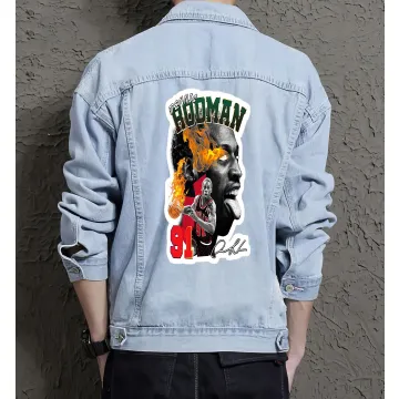 Men's Classic Jean Jacket - for Fashion Lover - Button Closure for Shopping Days - Great Gift for Thank You Gift Fashion-forward Men - Light Blue - Main View