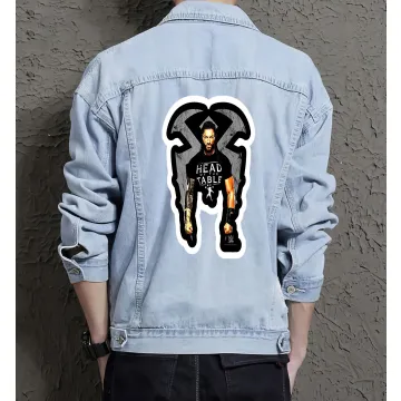 Men's Classic Jean Jacket - Perfect Present for Grandson - Clean Design - for Social Events - Christmas Gift - Light Blue - Main View
