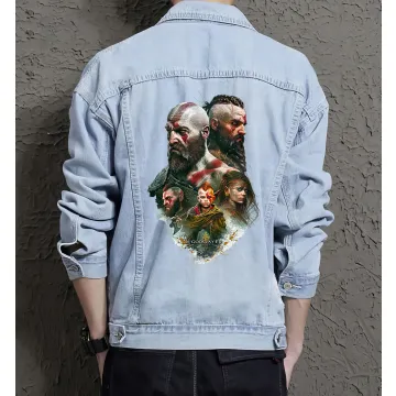 Men's Denim Jacket for Him - Versatile Design with Leisure Activities - Gift Idea for Graduation Modern Men - Light Blue - Main View