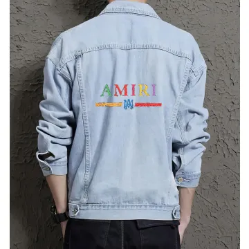 Men's Denim Jacket for Husband - Great Contemporary Style Gift - Urban Fashion for New Year - Active Men - Light Blue - Main View