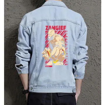 Men's Denim Jacket – Gift for Boyfriend – Vintage Look – Birthday Gift - Light Blue - Main View