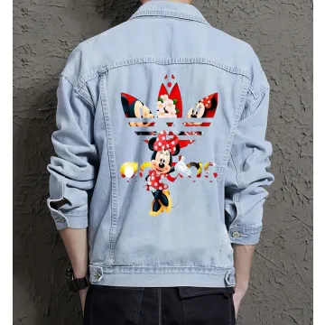 Men's Denim Jacket - Gift for College Student - Button Front for Casual Hangouts - Celebration for Active Men - Light Blue - Main View