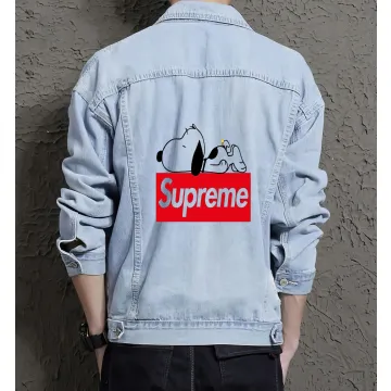 Men's Denim Jacket - Gift for Teen Boys - Vintage Style for Casual Hangouts - Just Because for Fashion Fans - Light Blue - Main View