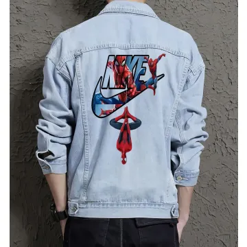 Men's Denim Jacket - Gift for Teenager on Vintage Style - Leisure Activities Style for Father's Day - Teenagers - Light Blue - Main View
