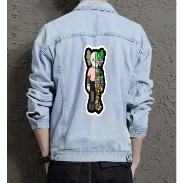 Men's Denim Jacket - Perfect Present for Graduate - Casual Style - for School Wear - Graduation Gift - Light Blue - Main View