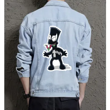 Men's Denim Jacket - Perfect Present for Nephew - Everyday Style - for Everyday Wear - Special Occasion Gift - Light Blue - Main View