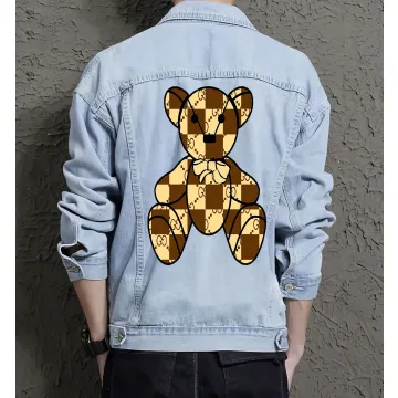 Men's Denim Jacket - Perfect Present for Young Man - Casual Style - for Casual Outings - Anniversary Gift - Light Blue - Main View