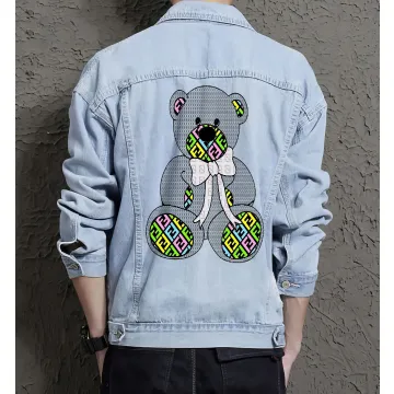 Men's Denim Outerwear for Friend - Great Versatile Design Gift - Casual Hangouts for Celebration - Street Style Lovers - Light Blue - Main View