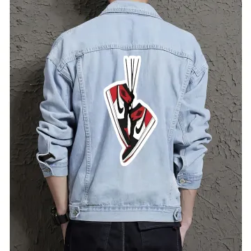 Men's Denim Outerwear - Gift for Teen Boys on Front Pockets - Coffee Dates Style for Graduation - Fashion Fans - Light Blue - Main View