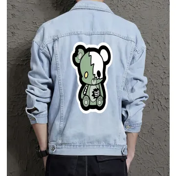 Men's Denim Outerwear - Gift for Young Man on Casual Style - Social Events Style for Christmas - Millennials - Light Blue - Main View