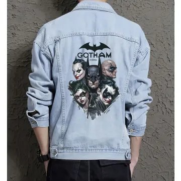 Men's Denim Outerwear - Gift Idea for Friend - Button Front for Weekend Wear - Perfect for College Start - Light Blue - Main View