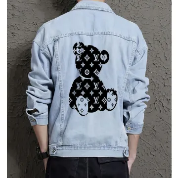 Men's Denim Outerwear - Perfect Present for Teen Boys - Clean Design - for Shopping Days - New Year Gift - Light Blue - Main View