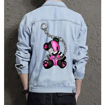 Men's Jean Jacket for Dad - Great Contemporary Style Gift - Casual Hangouts for Celebration - Style-conscious Men - Light Blue - Main View