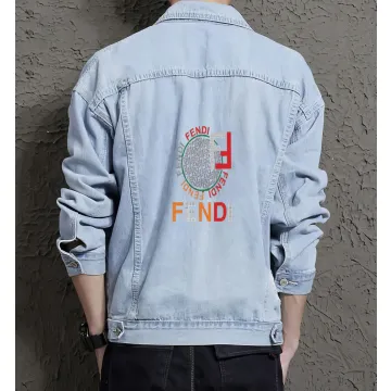 Men's Jean Jacket - for Fashion Lover - Chest Pockets for Shopping Days - Great Gift for Congratulations Urban Men - Light Blue - Main View