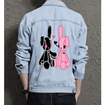 Men's Jean Jacket for Him - Great Relaxed Style Gift - Casual Meetups for Just Because - Gen Z Men - Light Blue - Main View