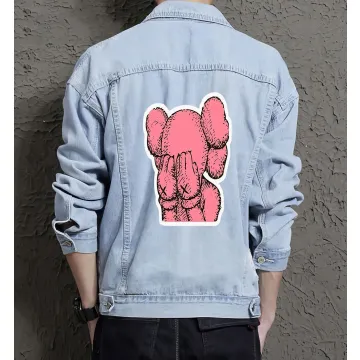 Men's Jean Jacket - Gift Idea for College Student - Contrast Stitching for Urban Fashion - Perfect for Just Because - Light Blue - Main View