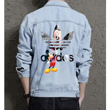 Men's Jean Jacket - Perfect Present for Grandson - Vintage Style - for School Wear - Back to School Gift - Light Blue - Main View