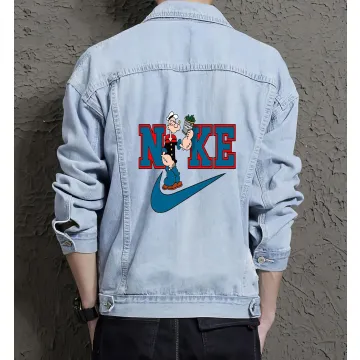 Men's Jean Jacket - Perfect Present for Young Man - Stylish Look - for Day Trips - New Year Gift - Light Blue - Main View