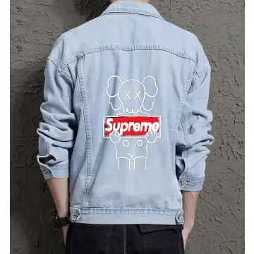 Men's Modern Denim Jacket for Teenager - Contemporary Style with Daily Use - Gift Idea for Valentine's Day Casual Dressers - Light Blue - Main View