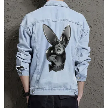 Men's Modern Denim Jacket - Gift for Young Man on Stylish Look - Casual Fridays Style for Valentine's Day - Casual Dressers - Light Blue - Main View