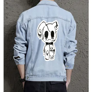 Men's Modern Denim Jacket - Ideal Gift for Teen Boys - Versatile Design Style - Great for Campus Style - Celebration Gift - Light Blue - Main View
