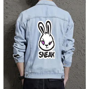 Men's Relaxed Fit Jean Jacket - Gift for Fashion Lover - Relaxed Style for Social Events - Holiday Season for College Students - Light Blue - Main View