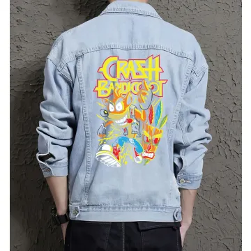 Men's Rg148 Denim Jacket - Gift for Him - Stylish Casual Wear - Graduation Gift - Light Blue - Main View