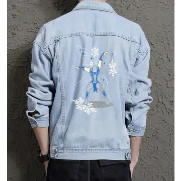Men's Rg37 Denim Jacket - Gift for Him - Stylish and Versatile - Christmas Present - Light Blue - Main View