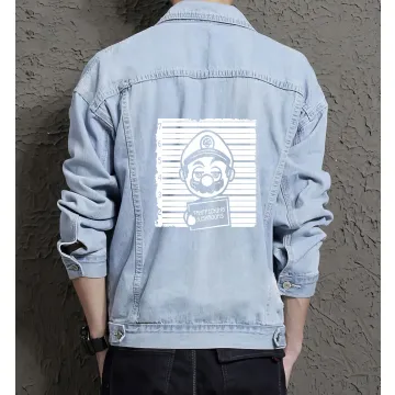 Men's Rg90 Denim Jacket - Gift for Him - Stylish Outerwear - Graduation Gift - Light Blue - Main View