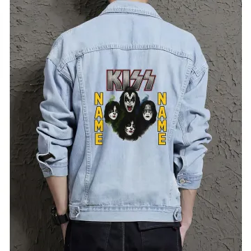 Men's Street Style Denim Jacket for Fashion Lover - Casual Style with Urban Fashion - Gift Idea for Just Because Street Style Lovers - Light Blue - Main View