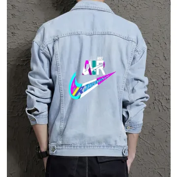 Men's Street Style Denim Jacket - Gift for Graduate on Regular Cut - Casual Hangouts Style for Birthday - Modern Men - Light Blue - Main View