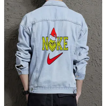 Men's Street Style Denim Jacket - Gift for Nephew - Button Closure for Coffee Dates - Anniversary for Gen Z Men - Light Blue - Main View