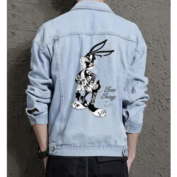 Men's Urban Jean Jacket for Brother - Great Button Front Gift - Urban Fashion for Birthday - Active Men - Light Blue - Main View