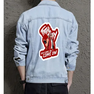 Men's Urban Jean Jacket - Gift for Husband on Casual Style - Campus Style Style for Congratulations - Millennials - Light Blue - Main View