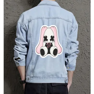Men's Urban Jean Jacket - Gift Idea for Nephew - Button Closure for Coffee Dates - Perfect for Father's Day - Light Blue - Main View