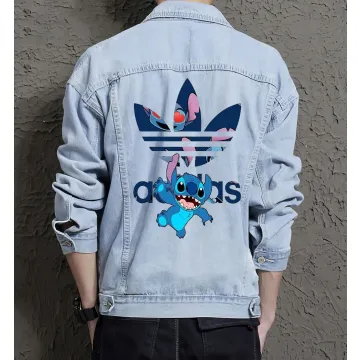 Men's Urban Jean Jacket - Perfect Present for Friend - Classic Fit - for Street Festivals - Father's Day Gift - Light Blue - Main View